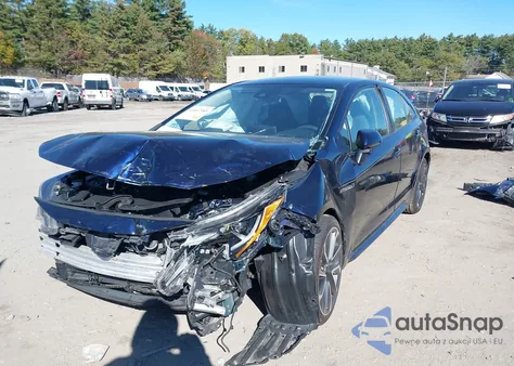 2021 Toyota Corolla Hybrid Le из США, поврежденный, VIN JTDEAMDE1MJ022881